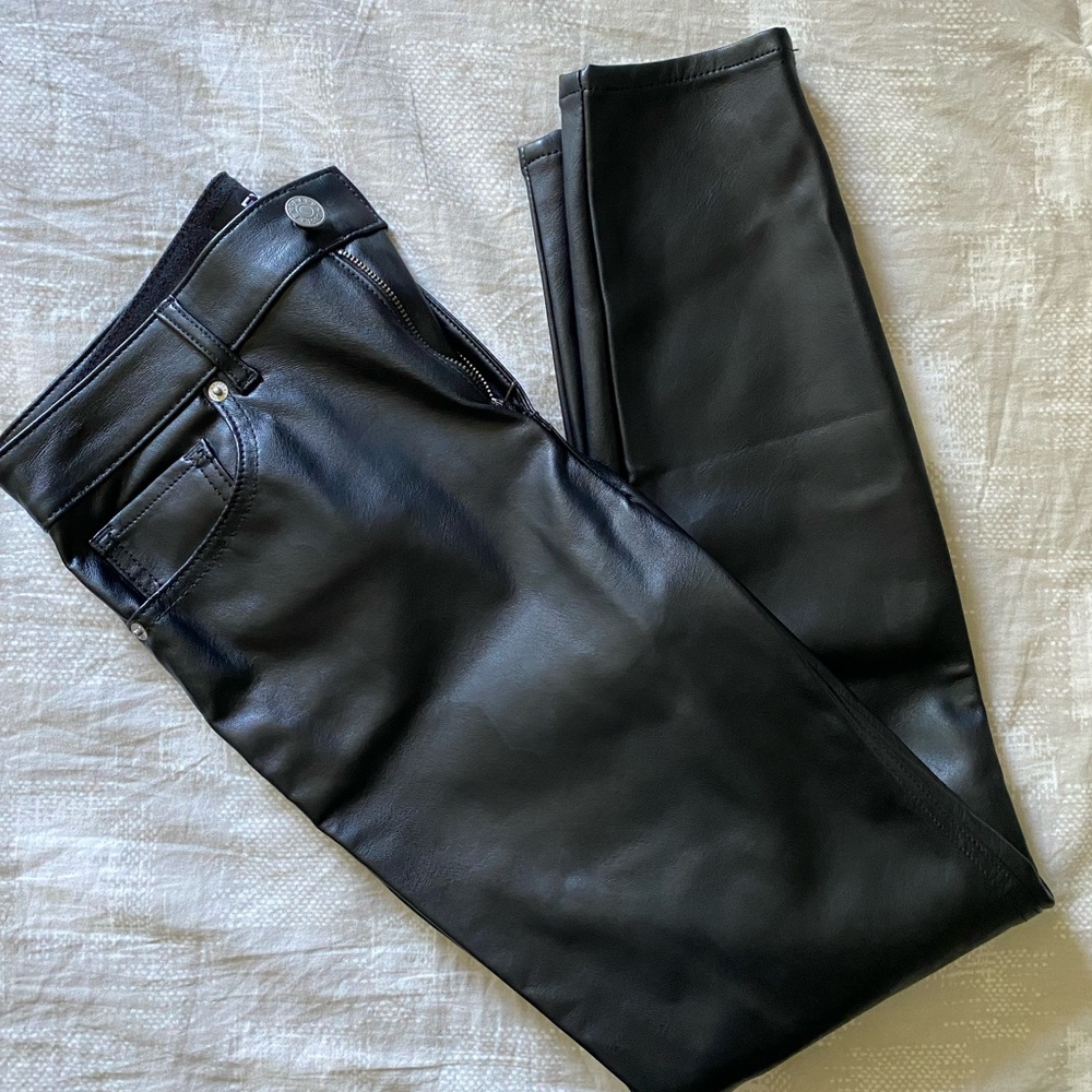 Express “leather” leggings